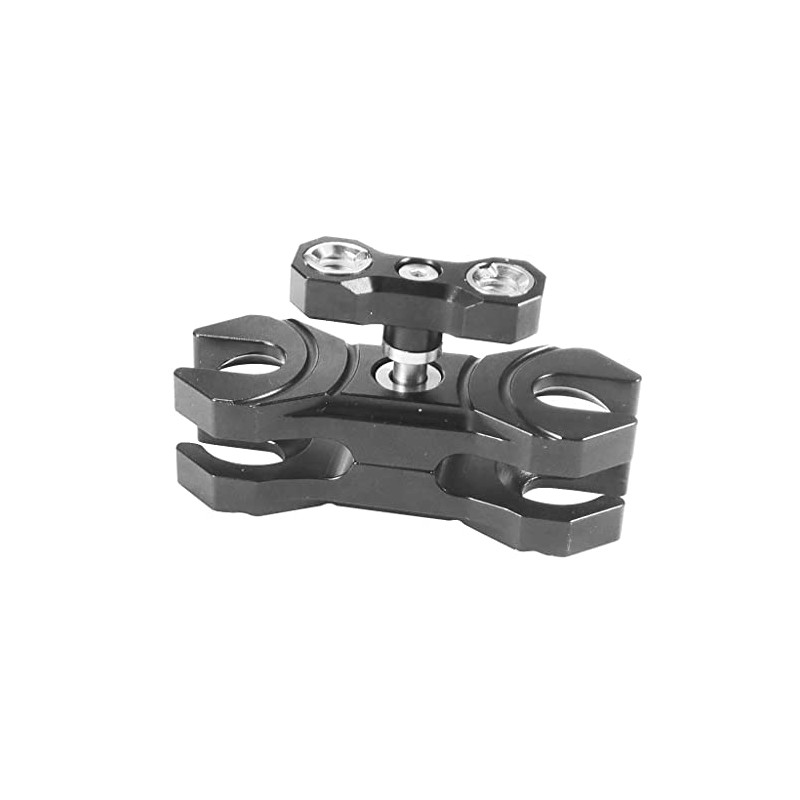 CS PRIORITY Double Ball Head Magic Arm Clamp 1/4'' 3/8''