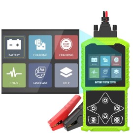 MRCARTOOL 12V/24V Car Battery Tester Battery Load Tester Battery Analyzer Diagnostic Tool