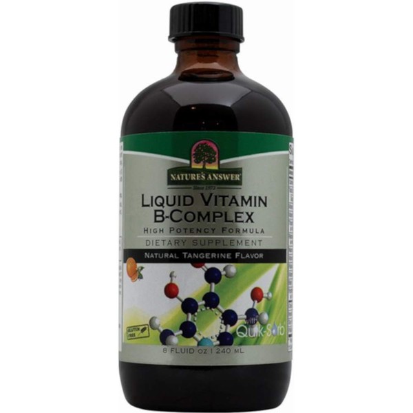 Nature's Answer Liquid Vitamin B-Complex, 8 Ounces each (Value Pack of 5)