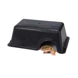 Wontee Reptile Hide Box Snake Hide Reptile Hideout for Leopard Geckos Lizards Juvenile Ball Python Rodents Spiders (Small)