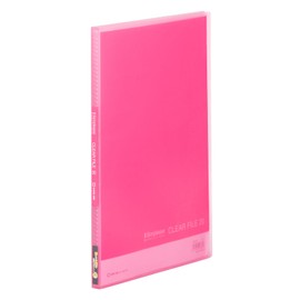 King Jim Clear File Simplease Transparent 20P Pink A4 186TSP
