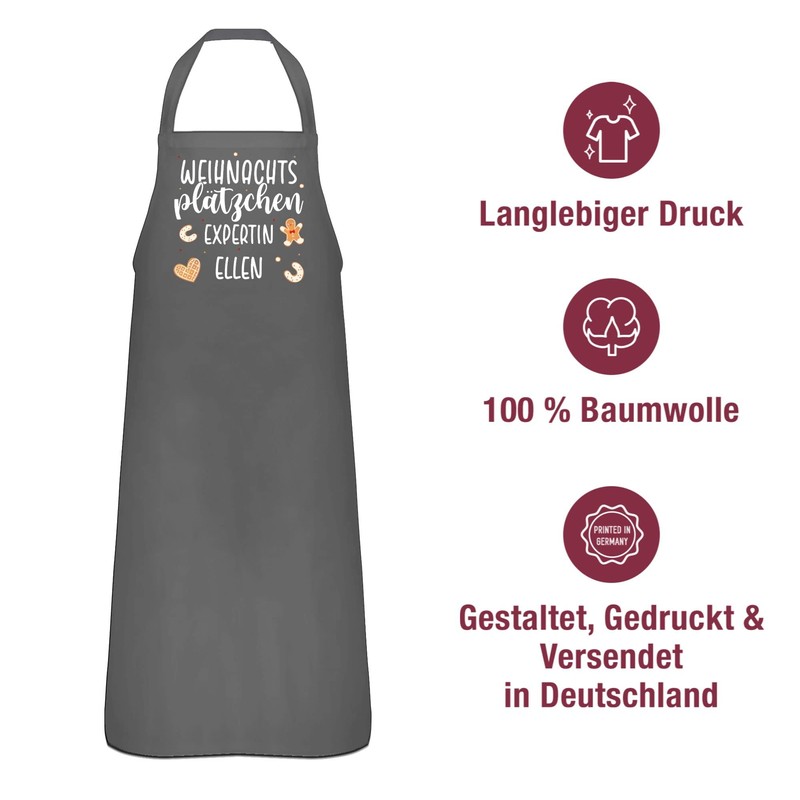 Geschenk mit Namen personalisiert by Shirtracer - Apron - Christmas