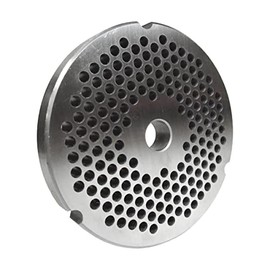 Grinder plate for #32 grinders with 3/16" hole, reversible, Ideal for Medium Grinds, Sausages, Hamburger, etc