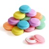 Yicaam Pack of 24 Mini Macaron Storage Boxes, Macaron Jewellery