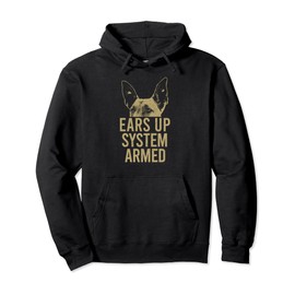 Belgian Malinois Ears Up System Armed Maligator Mom Dad Gift Pullover Hoodie