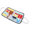 Elderly Activity Sensory Board Portable Zip Button Basic Skills Sensory