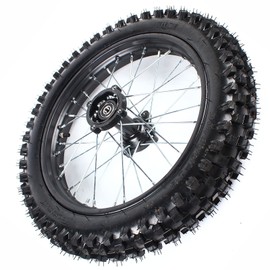 16" Rear Tire 90/100-16 Rear Wheel Rim Tire Assembly For Dirt Bike KX100 CRF150 XR100 Rear Wheel Tire Rim & Sprocket