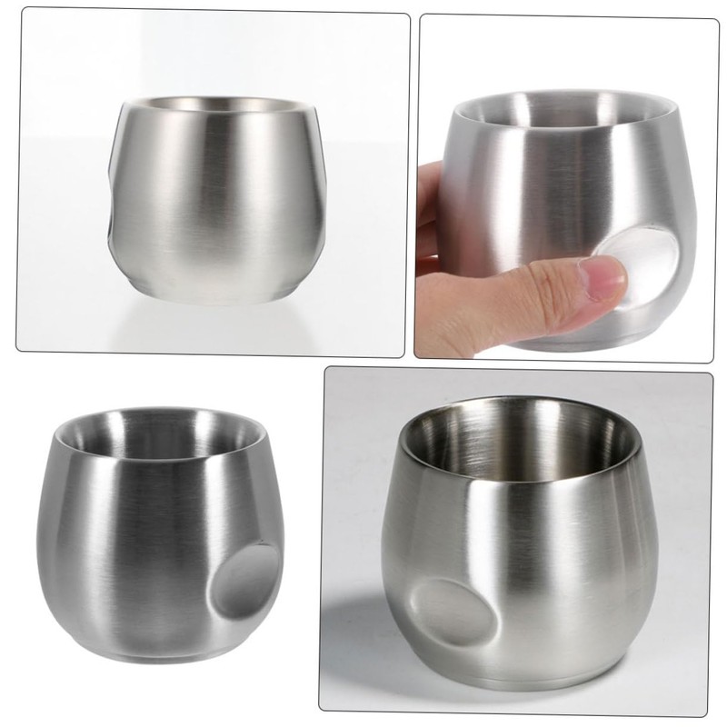 VICASKY Men Double Wall Shaving Bowl Slip Shaving Soap Cup