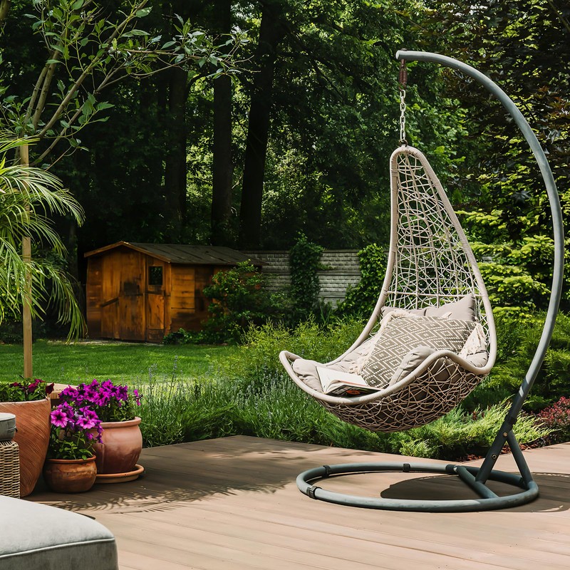 HANABASS Eggs Chair Hanging Kit, Heavy Duty Hammock Hanging Springs,