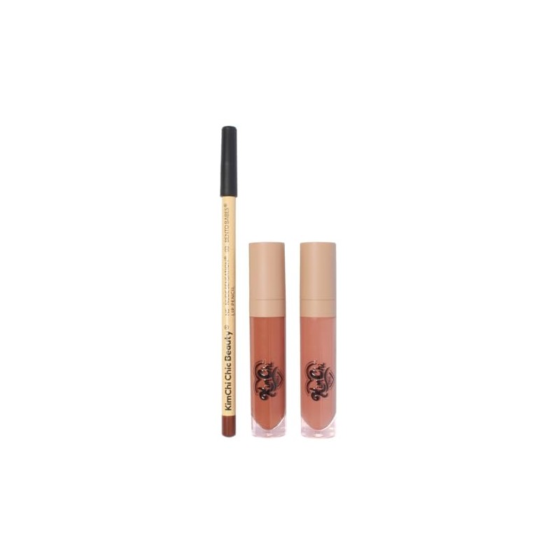 Kimchi Chic x Plastique Kit de Labios Bento Babes, Nude,