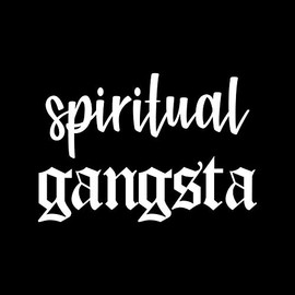 Spiritual Gangster Vinyl Decal Sticker | Cars Trucks Vans Walls Laptops Cups | White | 5.5 Inch | KCD3038