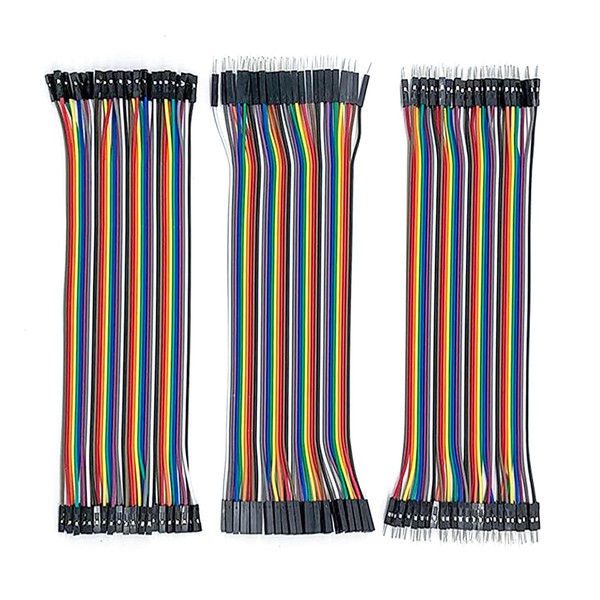 120 Pin Dupont Jumper Wires, 20 cm Wire Length (40Pin