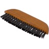 Redecker Portable Clothes Brush, 2 Rows of Flocking (Pig Hair)