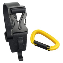 No Border FABLT LN25 Loop Belt Jacket Holder [1.0 inch (25 mm) Width] [Made in Japan] Black (M)