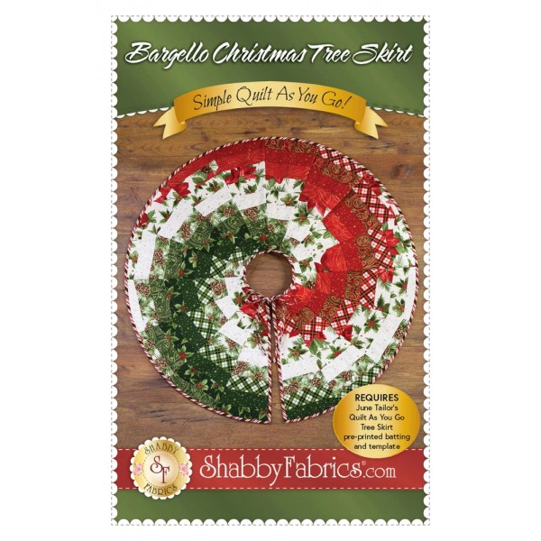 Bargello Christmas Tree Skirt by Shabby Fabrics
