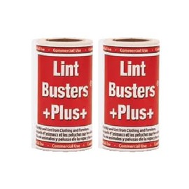 Pepin Lint Busters Plus Roller 4"" x 40"" (Pack of 2), Red
