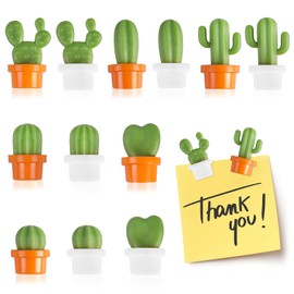 Magnets for Fridge, yeestone 12 Pack Cactus Strong Magnets for Fridge，3D mini Fridge Magnets, Cute Decor Magnets for Whiteboard and Fridge, Creative Magnetic Stickers for Adults and toddlers