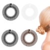 4 Pcs Stretch Hair Comb Band, Flexible Plastic Circle Comb