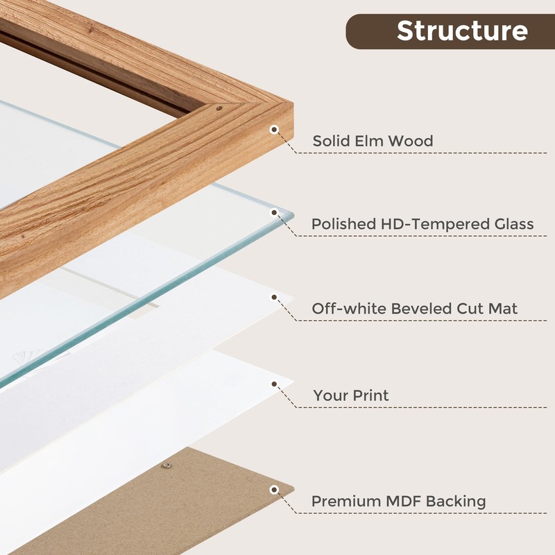 Fun Memories 5x7 Picture Frame, Natural