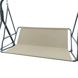 Porch Patio Swing Seat Cover Replacement, 600D Thicken Oxford Waterproof Replacement Fabric for Outdoor Garden Swing 2/3 Seater Chair 54.3x19.7x19.7inch(Beige-M)