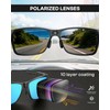 DUCO Sunglasses Men Driving Polarized Sunglasses for Fishing High-Grade Carbon