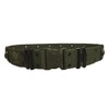 ALGI Cinturone Verde Tattico H 5,50 cm con Fibbia Sicurezza