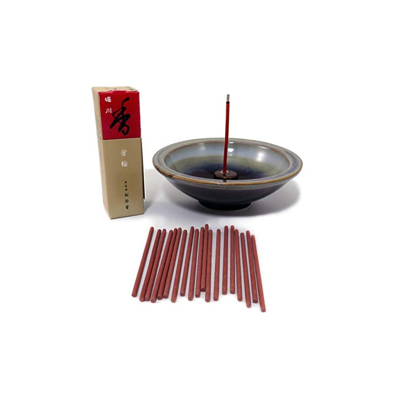SHOYEIDO River Path (Hori-kawa) Incense, 20-Stick Bundle with Mountain Mist
