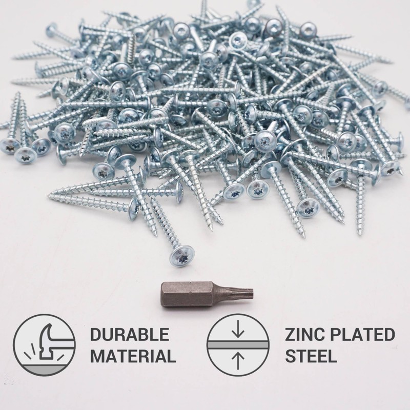 SKIR'CO (Pack of 400) Galvanised Steel 3.0 x 30mm Wood