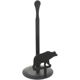 Village Wrought Iron PT-C-14 14" Bear Paper Towel Stand