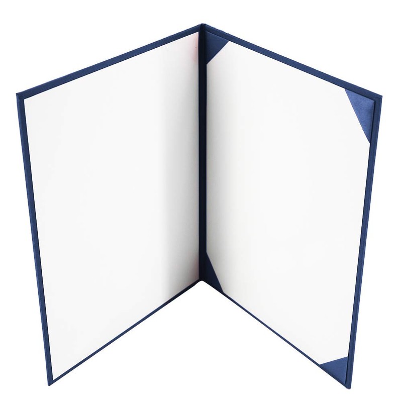 GraduatePro Imprinted Diploma Cover 8.5 x 11, Leatherette Padded Certificate