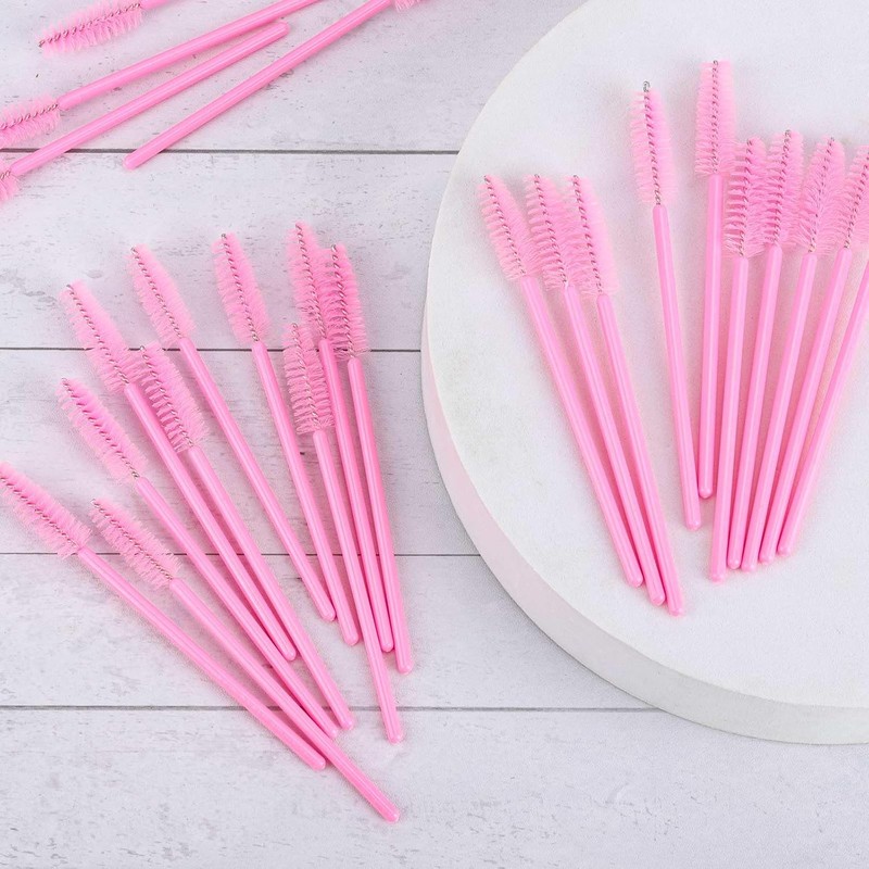 Tbestmax 1000 Varitas de Mascara Desechables Cepillos de Pestañas Spoolies