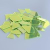 NUO RUI Neon Green Sew on Mirror Rhinestones, Crystal Sewing