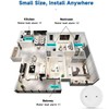 Acmerota Wireless Water Leak Sensor Water Leak Detector Mini Flood