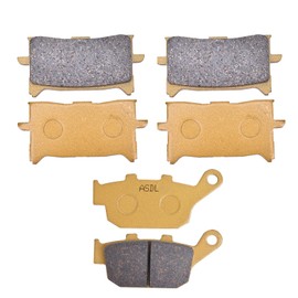 Ceramics Brake Pads for Honda CBR650R (Non ABS) 2019 2020; CBR650R (ABS) 2019 2020 2021 2022 2023, 06455-MKN-D51 06435-MGZ-J02 Front and Rear Braking Pads Kit