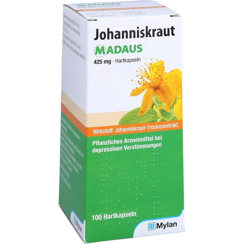 JOHANNISKRAUT MADAUS 425 mg Hard Capsules