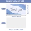 WTYONZEL 200Pcs Thank You Cards For Supporting My Business,5 Styles-2"
