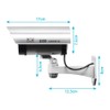 ERWEY Dummy Camera Fake Surveillance Camera CCTV with Flashing LED