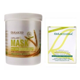 Salerm Cosmetics Mask Germen Trigo 1kg + Salermvital Ampolletas Vitamina E