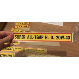 ORIGINAL New Old Stock Advertising Sheet Strips  X 15