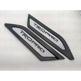 Unbranded Side Body Molding Trim For 2022-2024 Toyota Tundra TRD PRO RED Chrome Black