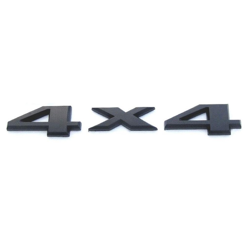 2 Pack 4x4 Emblem Badge Nameplate 3D Car Sticker Decal