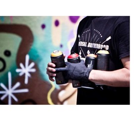 Montana Black High-Pressure Cans - Outline Silver 400ml Can