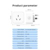 Smart Plug Zigbee Outlet with Energy Monitoring, Compatible with Alexa
