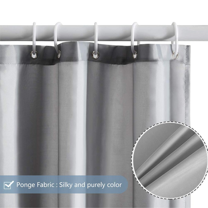Furlinic Shower Curtain, Bathroom Curtain For The Bathtub, Textile Bath