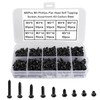 FandWay 480Pcs M3 Phillips Pan Head Self-Tapping Screws, Carbon Steel