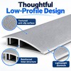 17.72-Inch Modular Aluminum Ramp for Doorway Transitions – 2-Piece Anti-Slip