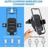 One Percent - 15W Wireless Car Charger Dashboard Air Vent