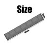 1 Piece Black Cotton And Linen Table Runner, Woven Tassel