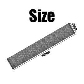 1 Piece Black Cotton And Linen Table Runner, Woven Tassel Table Runner, Simple Table Runner, Table Decoration, Bohemian Style Table Runner