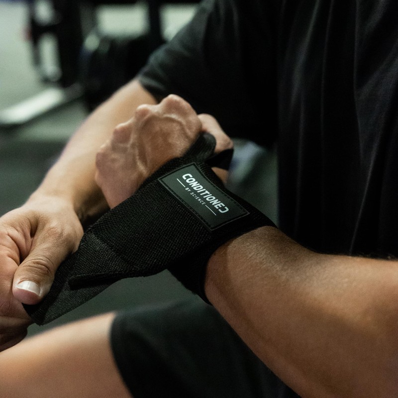 Conditioned By Science Weight Lifting Wrist Straps, Wraps with Joint